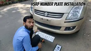 HSRP number plate install | How to install HSRP high security number plate | #HSRP #automotive22