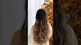 Crown braid hair tutorial 🤍