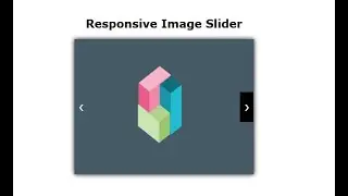 Responsive User Controller Image Slider Using Simple Javascript