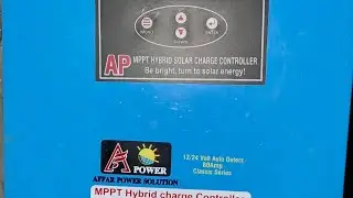 Sun Power mppt ki settings and local ups installed | #discoverwitharshad