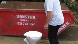 toilet accident