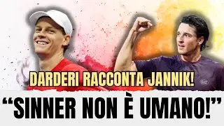 DARDERI SOTTO SHOCK DOPO GLI ALLENAMENTI CON SINNER: “JANNIK È UN MARZIANO”.