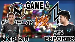 NXP 2.0 VS Z4 ESPORTS GAME 4 | TRASHTALK ON | MOBILE LEGENDS | MPL SEASON 9