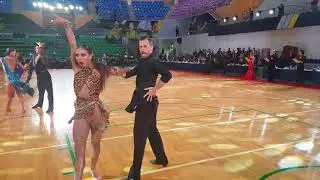 2018 안산컵 open professional Latin final  chachacha  Manuel Frighetto & Daria