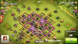 Clash of Clans TH8 Wizard Attack