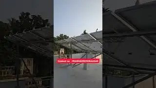 5 KW ON-GRID SOLAR SYSTEM WEST BENGAL #1kwsolarpanelprice #electrical #solarrooftop #solarpanel