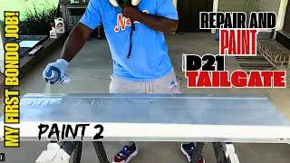 PART 2 Tailgate Repair and Paint Job!