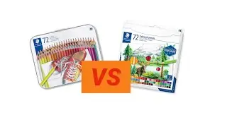 Confronto tra matite colorate:  Staedtler C146 Vs Staedtler 175