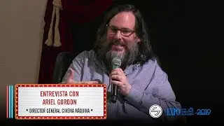 Ariel Gordon de Cinema Máquina en ExpoCine con Simplemente