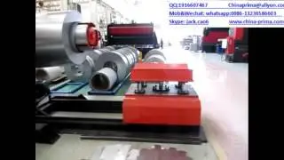Coil sheet metal 1300mm automatic cutting line , sheet metal auto shearing Line