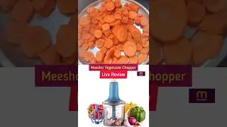 Vegetable chopper from meesho (s-283353327) live review 👍⭐ #meeshoproducts #chopper #reviewvideo #yt