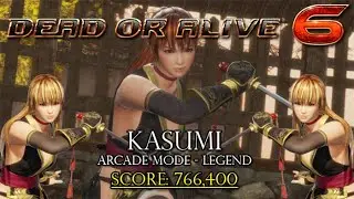 DOA6: Arcade Mode - LEGEND | Kasumi (766,400)