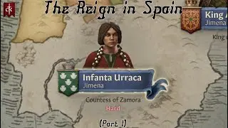 The Reign in Spain (Part 1): Conquer Spain. Female Rulers only. No wars allowed!