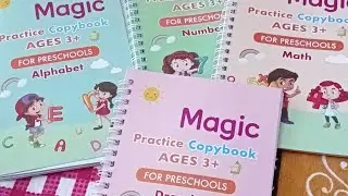 My first vlogs ☺️&hearts;️🙏 Magic practice copybook Review 2023🔥🔥#youtubeshorts #lernen #trendingshorts