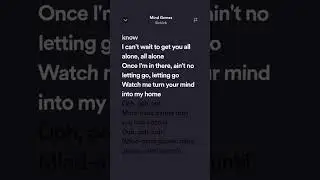 Sickick - Mind Games lyric