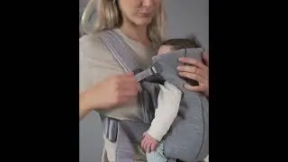 How to carry a newborn in BabyBjorn Mini Baby Carrier | Kaliedy #newborn #babywear #babywearingmama