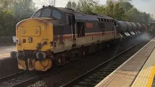 37425 + 37419 DRS Leaving gilberdyke railway station