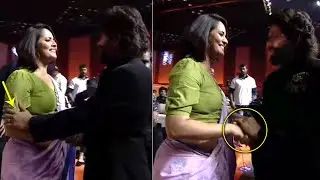 Allu Arjun and Anchor Anasuya Visuals at AHA 2.O Grand Event | Filmylooks