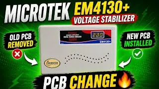 Microtek EM 4130 Stabilizer Repair | Circuit Board & Display Replacement