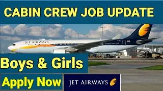 Jet Airways Cabin Crew Job✈️New| Jobs Vacancy In Jet Airways|AVIATION LOVER