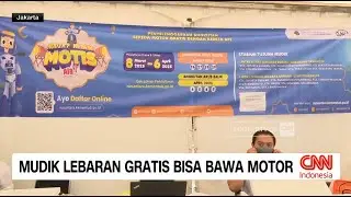 Mudik Lebaran Gratis Bisa Bawa Motor