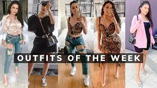 WHAT I WORE IN A WEEK | DAY TO NIGHT OUTFITS!!