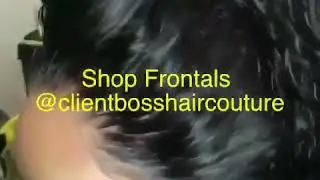 Perfectly slayed frontal for a natural look.