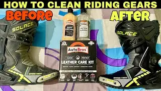 AutoBros Leather Care Kit Unboxing | How to Clean Riding Boots-Solace Speed Tech Boots V2