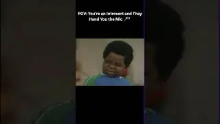 Introverts vs. Unexpected Attention #anxiety #funny