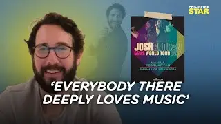 Josh Groban shares excitement over his return to Manila concert stage after seven years