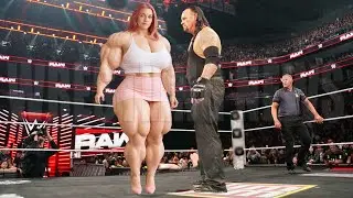 Undertaker vs Bodybuilder Girl Match