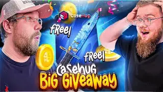 CS2 KNIVES GIVEAWAY on CASEHUG! 🎁 BEST PROMO CODE CASEHUG 2026