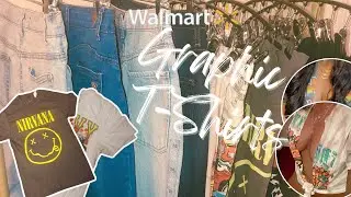 $10 Walmart Graphic T-Shirt Haul | Graphic Tees for Women & Men | 2026 Style Fashion Trends