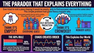 The El Farol Bar Paradox: How Crowds Self-Organize Around a Threshold