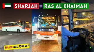 Sharjah to Ras Al Khaimah Bus Journey | ഷാർജയിൽ നിന്നും റാസൽഖൈമയിലേക്ക് ഒരു ബസ് യാത്ര