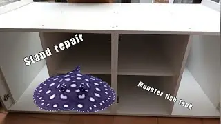 AQUARIUM STAND REPAIR- how to repair your aquarium stand