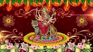 Maa Durga Animation Background