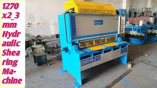 1270 x 2_3 MM HYDRAULIC SHEARING MACHINE || OMKAR HYDRAULIC