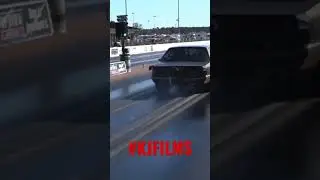 NITROUS FOXBODY HAS A HARD NITROUS HIT!!!! #viral #kjfilms #grudgeracing #nitrous #foxbody