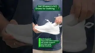 Which Shoes to wear for walking ? Regular Shoes vs Shapecrunch Arch Support Shoes