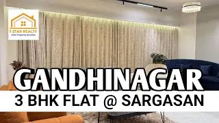 Specious 3 BHK Flat in Gandhinagar | Flat @ Ahmedabad | Call Builder @7starrealty #like #gandhinagar