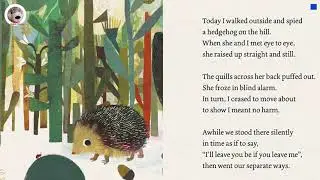 Easy Animal Poems HEDGEHOG Popular Poems in English for Kids