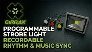 Programmable Strobe Light Prop: Recordable Rhythm & Music Sync(DM117)
