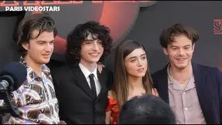 The cast of Stranger Things season 3 attending the Paris premiere 4 july 2019 / juillet