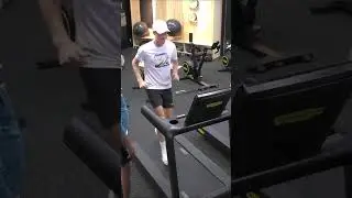 Jannik Sinner exercis on treadmill  - Australian Open 2025 🇦🇺🦊