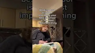 Doing good at school is the best thing you can do