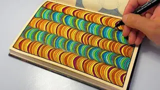 🌈 Colorful Doodle Journey | Relaxing Lines & Colors for a Creative Mind