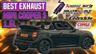Mini Cooper S Exhaust Sound 1.6L 🔥 Turbo,Straight Pipe,Stock,Upgrade,Review,Modified,Acceleration+