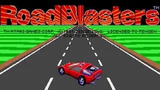 RoadBlasters (Genesis) Playthrough longplay video game
