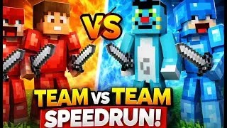 🔴Minecraft Live | Ultimate Minecraft Speedrun Challenge | Team vs Team #minecraft